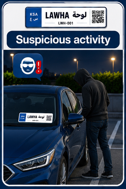 Suspicious activity